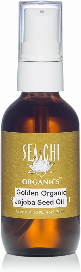 Certified Golden Organic Jojoba Seed Oil 4oz/120ml