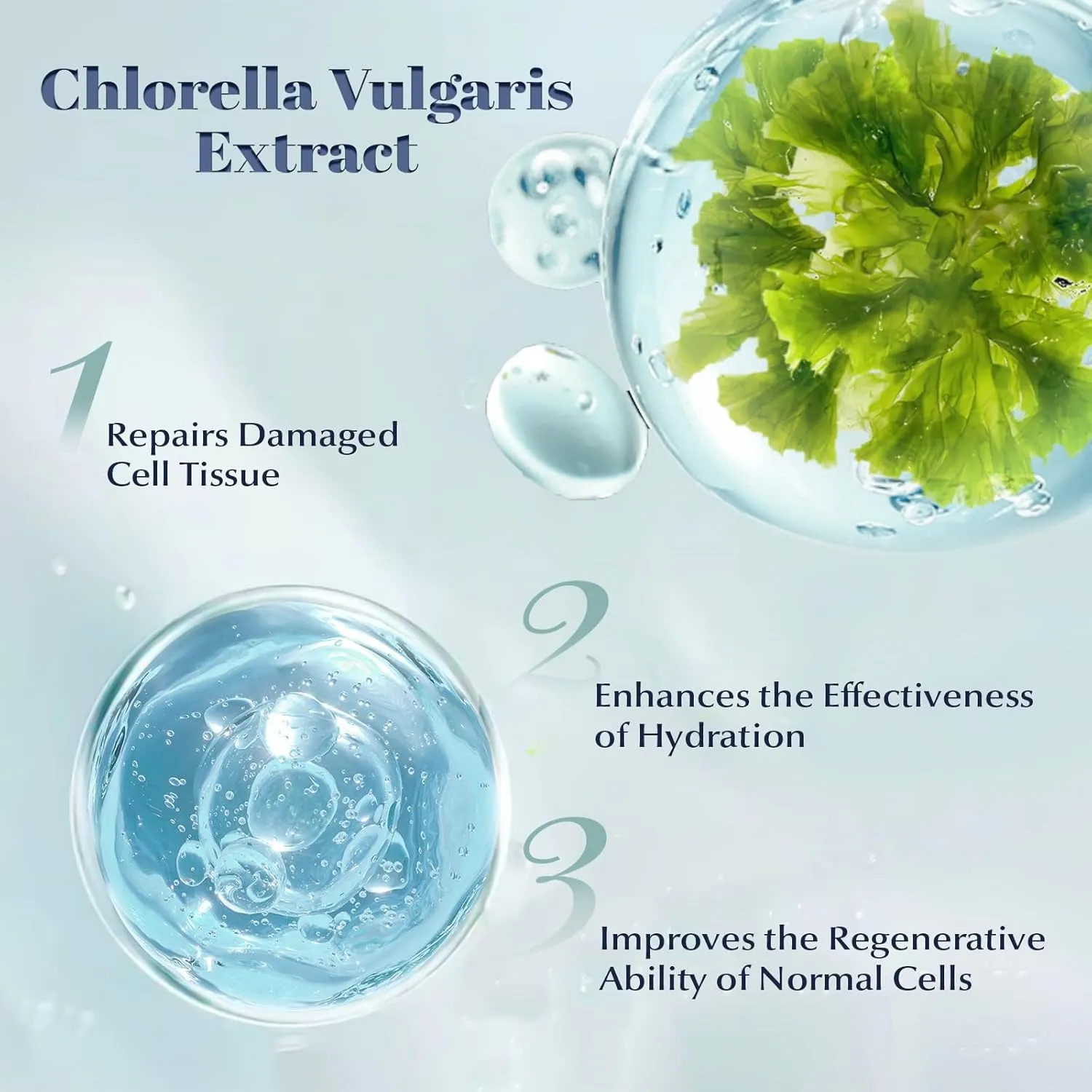 Chlorella Deep Hydrating Mask, with Collagen and Hyaluroic Acid-Sheet Facial Mask Skincare with Chorella Vulgaris Extract, Hydrating, Firming, Skin moisturizer masks,5ea