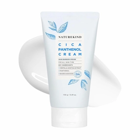 Cica Panthenol Cream, 50,000ppm Panthenol, Centella Asiatica & Hyaluronic Acid, Barrier Repair Moisturizer for Dry, Sensitive Skin, Korean Skincare, 150g, 5.29 oz.