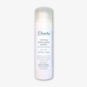 Cleopatra’s Donkey Milk Cream – Clean Moisturizer for Dry, Sensitive Skin – 5 oz Handmade in USA with Natural Plant-Based Ingredients