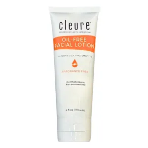 Cleure Oil-Free Face Moisturizer for Sensitive & Acne-Prone Skin - Non Comedogenic Hydration - Paraben, Salicylate, & Fragrance Free (4 oz, Pack of 1)