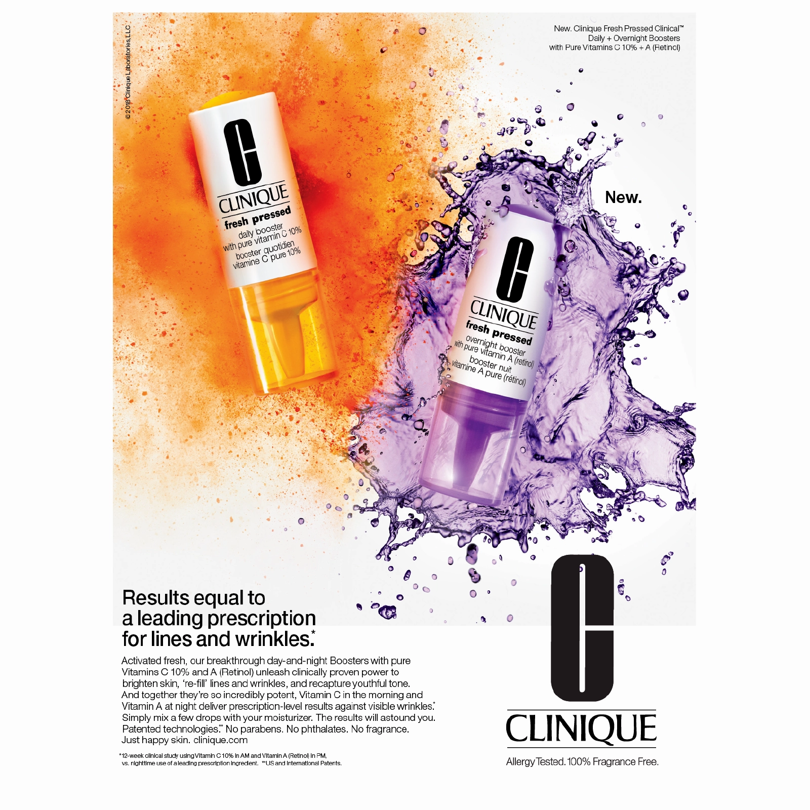 Clinique Fresh Pressed Clinical Daily   Overnight Boosters