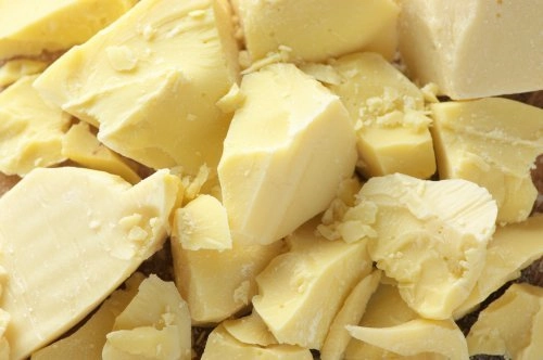 Cocoa (Cacao Butter) Butter, Pure, Raw, Unprocessed. Incredible Quality and Scent. Use for Lotion, Cream, Lip Balm or Body Butter. NON-GMO, Vegan - 1 lb By SaaQin®