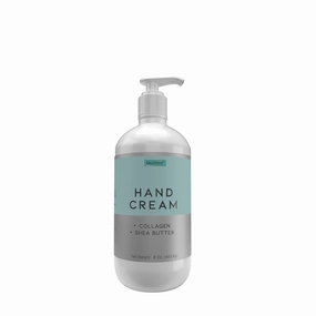 Collagen   Shea Butter Hand Cream - Hypoallergenic Moisturizing Lotion, Dry Skin Relief, 24HR moisture for All Skin Types - 8 OZ