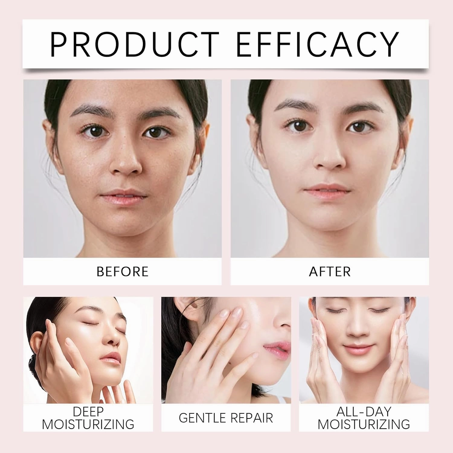Collagen Capsule Cream, Pink Moisturizer Capsule Cream with Niacinamide for Facial Hydration and Uneven Skin Tone (Pink, 1)