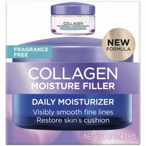 Collagen Daily Face Moisturizer, Reduce Wrinkles, Face Cream, Fragrance Free 1.7 oz
