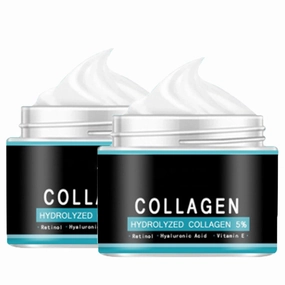 Collagen Men's Anti-Aging Wrinkle Cream, 50g Men's Face Moisturizer Cream, Anti Aging Wrinkle Cream for Men, Skin Firming and Tightening Lotion (2PCS)