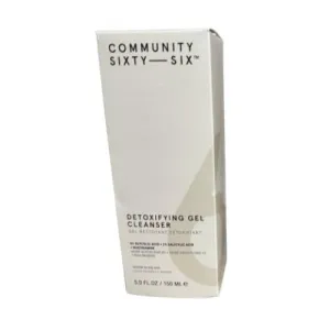 Community Sixty-Six Skincare Line (5.0 FL OZ, Detoxifying Gel Cleanser) Cruelty and Fragrance Free, Vegan