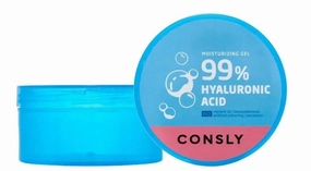CONSLY_Hyaluronic Acid Moisture Gel, High-Concentrated Hydrating and Refreshing Gel for Soft, Silky Skin, Non-Sticky Formula
