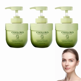 Coolord Luxury Collagen Firming Cream, Face Moisturizer Collagen Cream,Body Skin Tightening Moisturizer Cream with Collagen&Elastin, 24h Hydration & Glow Skin for All Skin Types (3Bottles, 30ml)