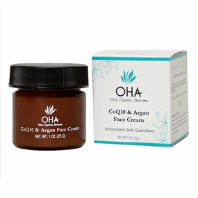 CoQ10 & Argan Face Cream OHA Vital Organic Skincare 1 fl oz Cream
