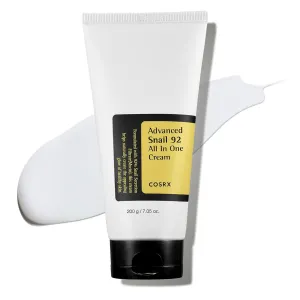 COSRX Snail Mucin 92% Moisturizer, Daily Repair Face Gel Cream Tube Type for Dry, Sensitive Skin, Not Tested on Animals, No Parabens, No Sulfates, No Phthalates, Korean Skin Care (7.05Fl Oz / 200g)