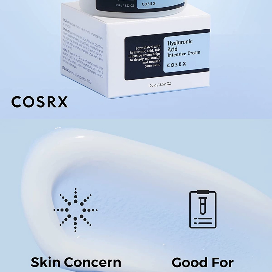 COSRX Hyaluronic Acid Intensive Cream, 100 ml/ 3.38oz