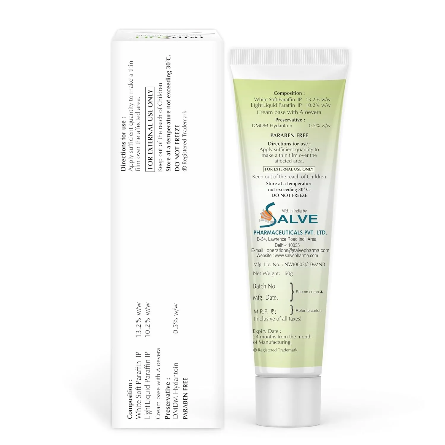 Cream for Dry & Dehydrated Skin Intense Nourishing Cold Cream & Winter Cream With Goodness of Aloe vera for both Men & Women- 60GM(Pack of 2)