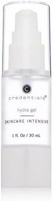 Credentials Hydra Gel - Concentrated Hyaluronic Acid for Face and Decollate - Deep Hydration - Rejuvenating - Soothing Formula - Oil Free - All Skin Types 1 oz.