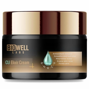 CU Elixir Cream – Moisturizing & Hydrating Neck & Face Cream | Daily Use Ointment for Smooth, Radiant Skin | 1.7 fl. oz.