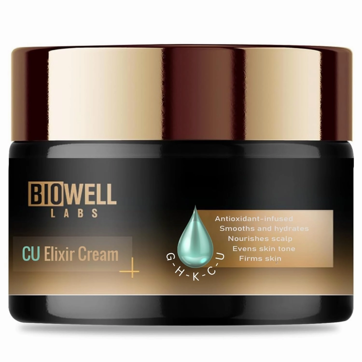 CU Elixir Cream – Moisturizing & Hydrating Neck & Face Cream | Daily Use Ointment for Smooth, Radiant Skin | 1.7 fl. oz.