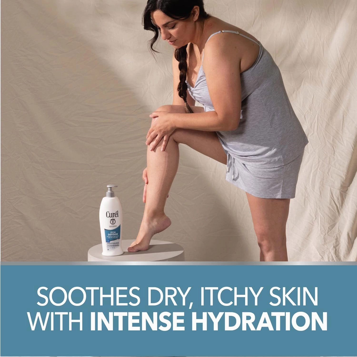 Curel Itch Defense Calming Body Lotion & Ultra Healing Lotion, Hand and Body Moisturizer for Extra Dry Skin, with Advanced Ceramide Complex and Hydrating Agents, for Tight Skin, 20 Ounces