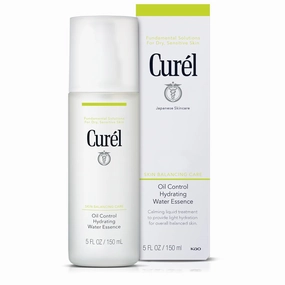 Curel Oil Control Japanese Skin Care, Hydrating Water Essence For Oily to Dry, Sensitive Skin, Hydrating Face Moisturizer, Fragrance Free, 5 Oz