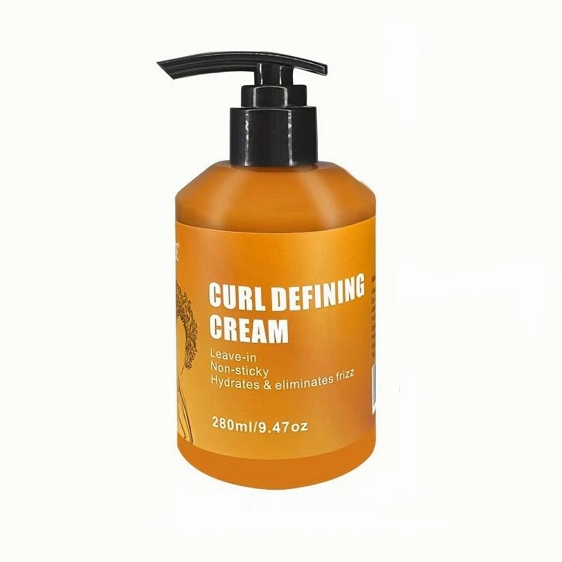 Curl Defining Hair Cream with Argan Oil, Deep Conditioning Moisturizer, 9.5 fl oz, For Wavy and Curly Hair