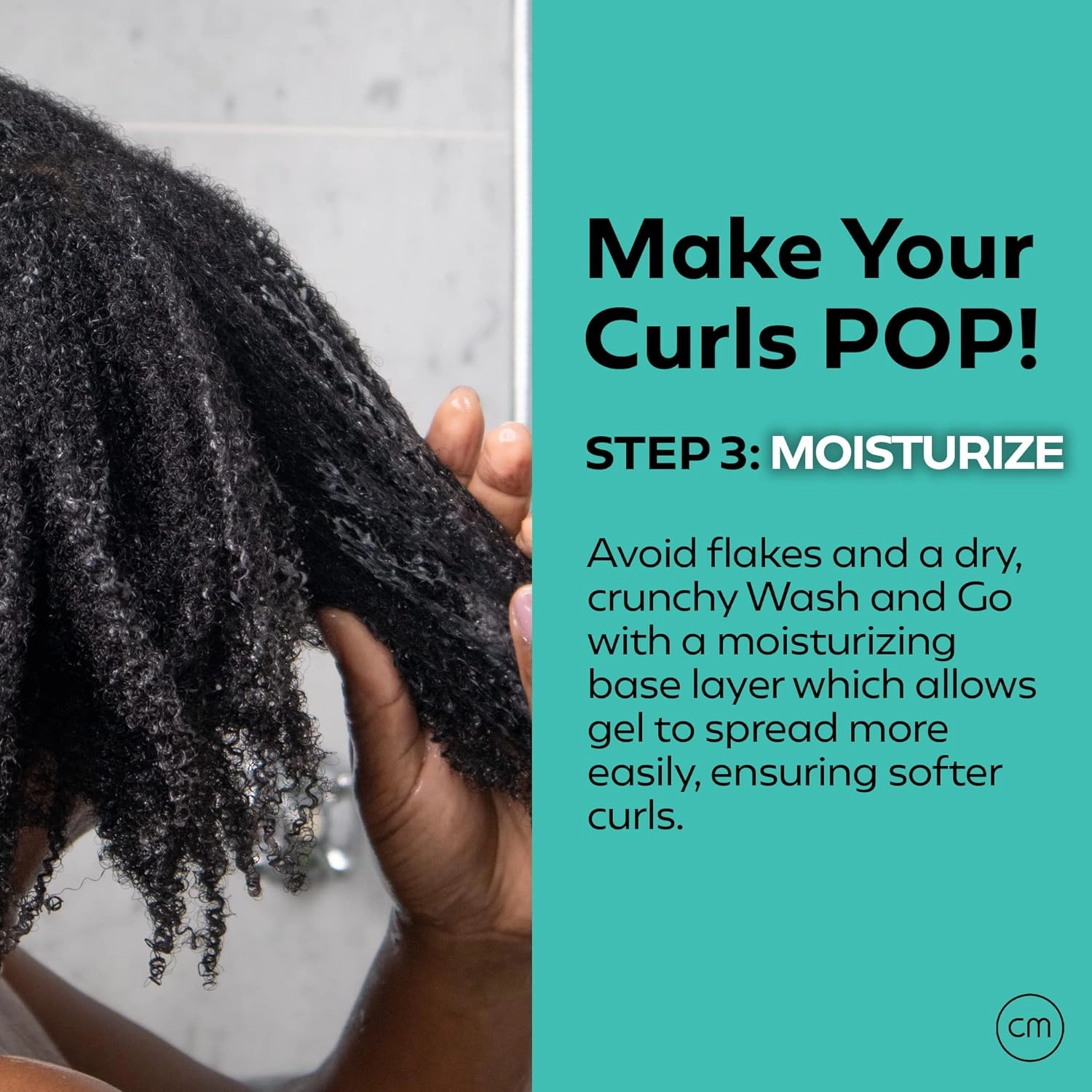 CurlMix Moisturizer for Curly Hair - Anti-Frizz Reduces Flyaways - Hydrating Mongongo Butter - Ultra Hold - Fragrance-Free