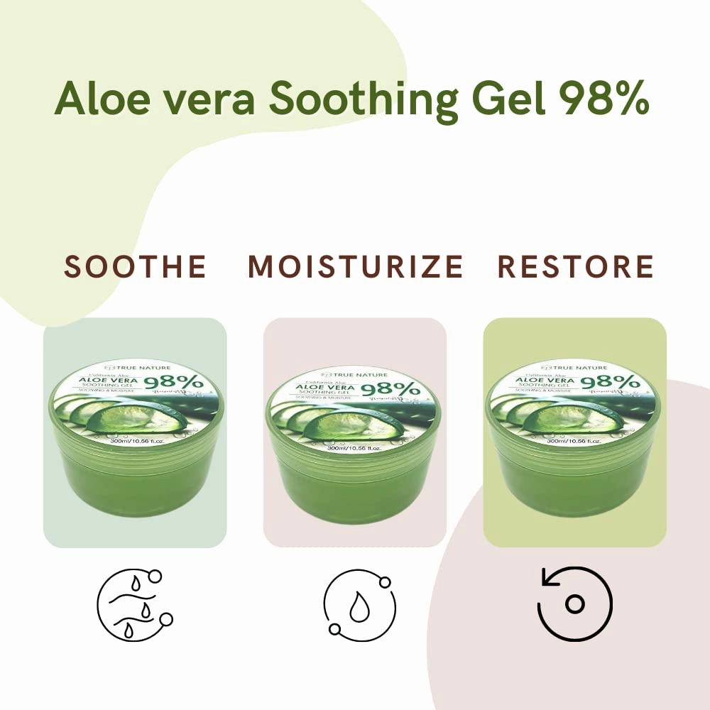 CUROFIT True Nature Soothing & Moisture Aloe Vera 98% Face moisturizer Body aloe vera gel (3)