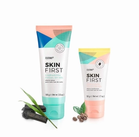 Cyzone Skin First Set, Gel Facial Cleanser and Gel Facial Moisturizer, Refresh and Energize Your Face!