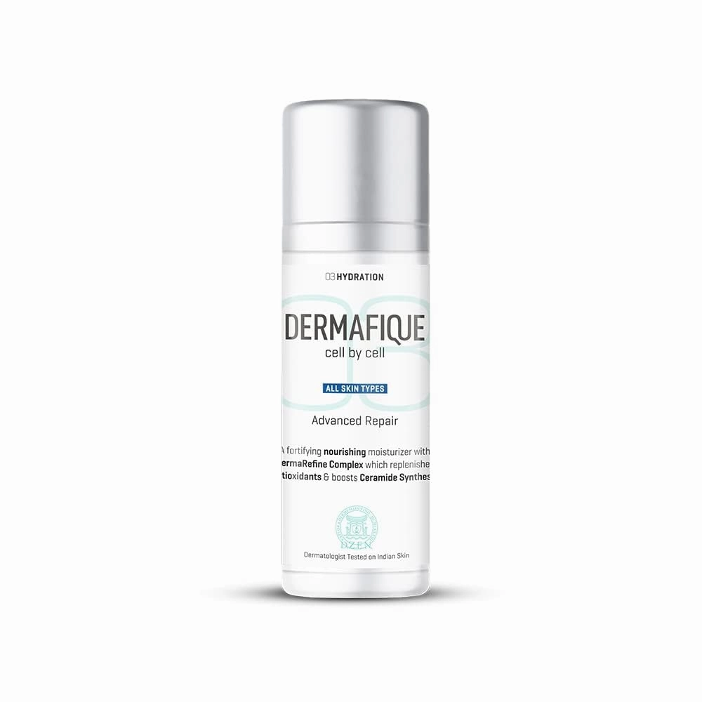 D.ermafique/Advanced Repair Night Cream with Niacinamide – 30g, Moisturizer for Face, Suitable for All Skin Type | Dermatologist Tested