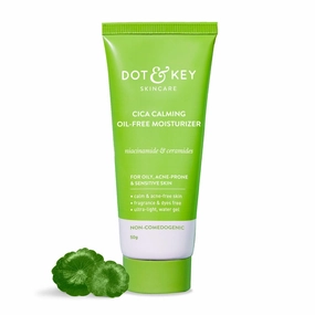D.ot & K.ey Niacinamide   CICA (Centella) Oil Free Moisturizer for Acne Prone Skin | Oil Free & Lightweight | Fades Dark Spots & Blemishes, Soothes Redness | 50gm