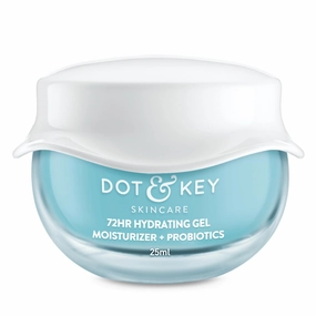 D.OT & KEY 72Hr Hydrating Gel Probiotics Moisturizer For Face With Hyaluronic Acid, Kombucha & Rice Water | Lightweight Gel Moisturizer || 25Ml