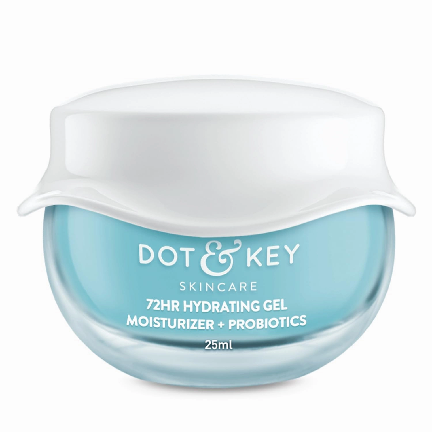 D.OT & KEY 72Hr Hydrating Gel Probiotics Moisturizer For Face With Hyaluronic Acid, Kombucha & Rice Water | Lightweight Gel Moisturizer || 25Ml