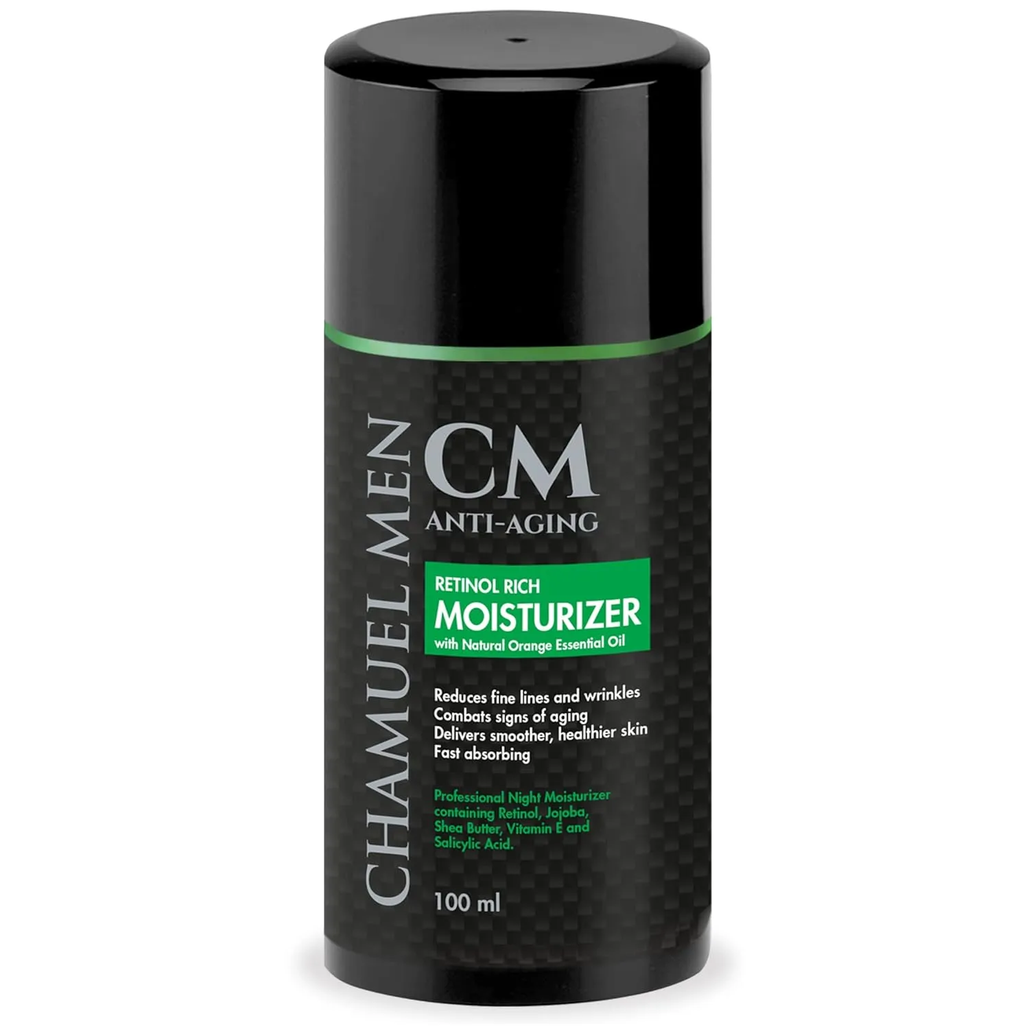 Daily Face Cream for Men with 2.5% Retinol Anti-Aging Moisturizer for Fine Lines, Dark Spots, and Wrinkles - Overnight Lotion
