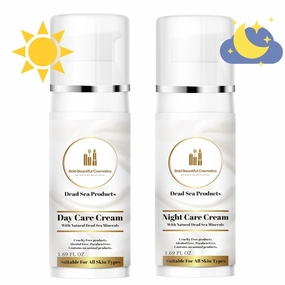 Day & Night Hydration Kit | Dead Sea Mineral-Rich Face Moisturizer Set for 24-Hour Hydration & Radiant Skin – 3.38 fl oz
