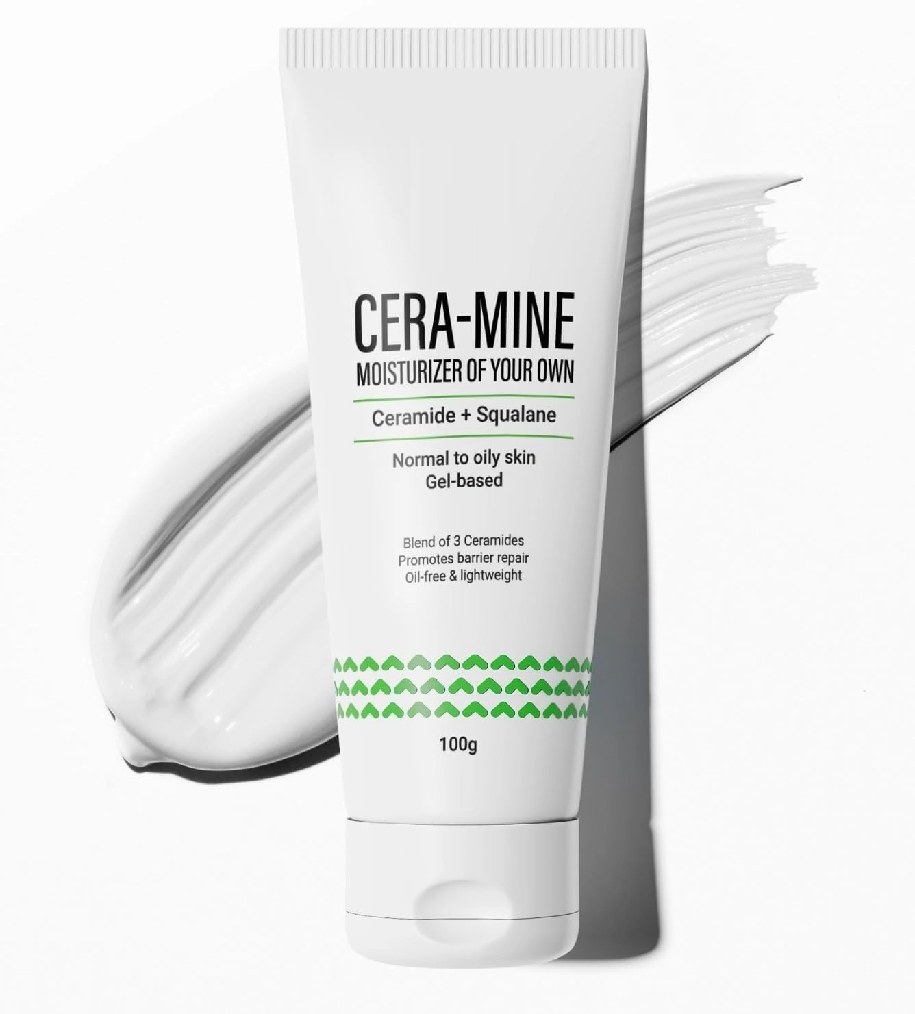 DBE Ceramide Gel Face Moisturizer for Oily & Acne Prone Skin | Oil-Free Gel Moisturizer With Squalene |Fast Absorbing For Women & Men | 100g