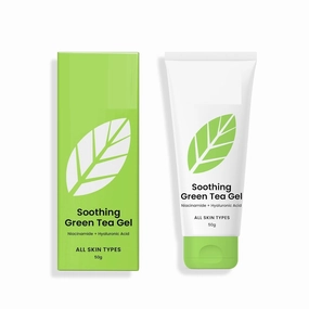 DBE Soothing Green Tea Oil Free Face Moisturizer for,AcneProne,Hydrates, Brightens and Antioxidant, Lightweight, 50g