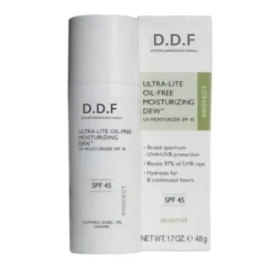 D.D.F Ultra Lite Oil-Free Moisturizing Dew SPF 15-1.7 oz - Sensitive Skin Formula - New D17
