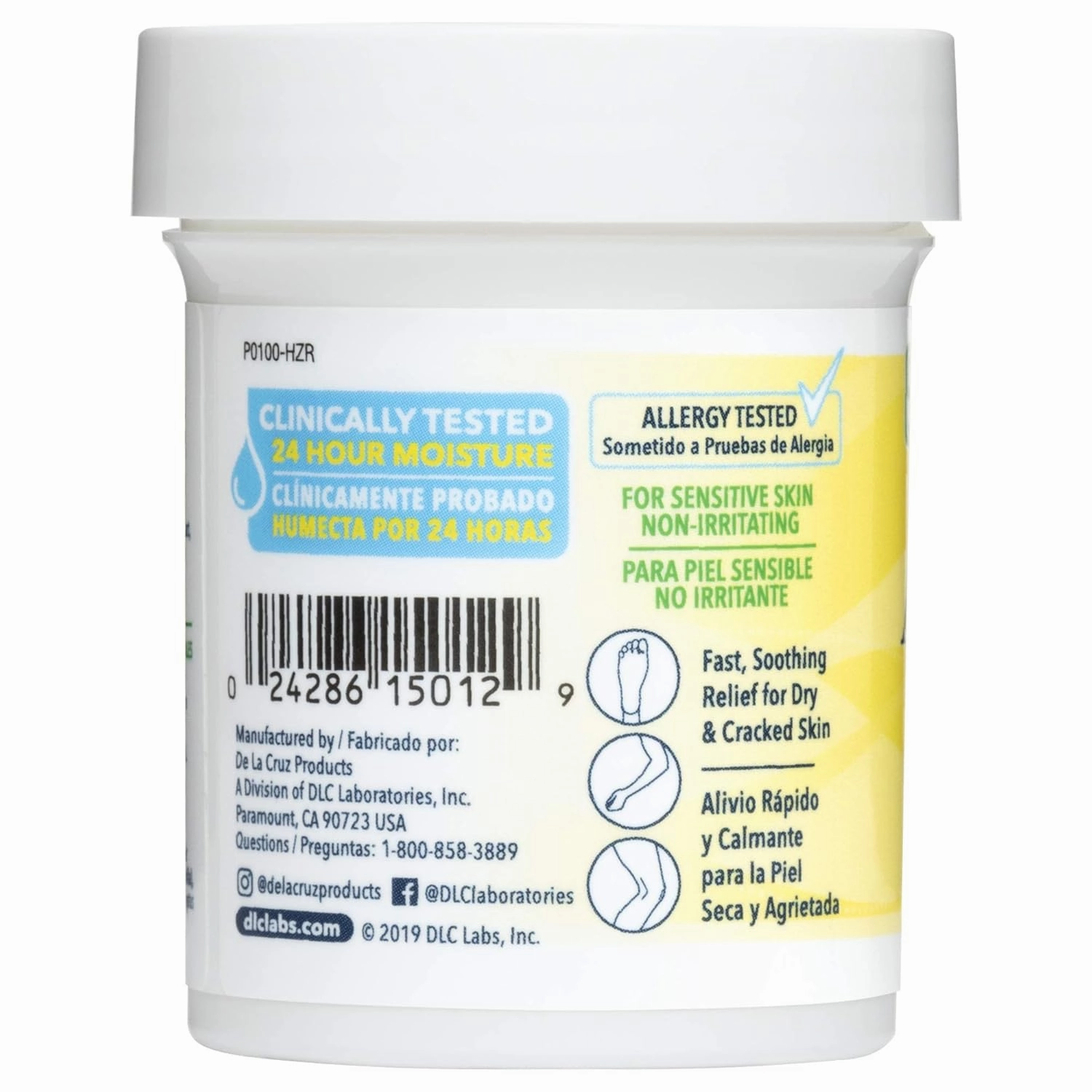 De La Cruz Arnica Salve - Foot Cream for Dry Cracked Heels and Feet - Moisturizing Hand Salve for Dried Hands - 24 Hour Moisture Foot Cream for Dry Cracked Feet and Rough Skin - 2 OZ (3 Jars)