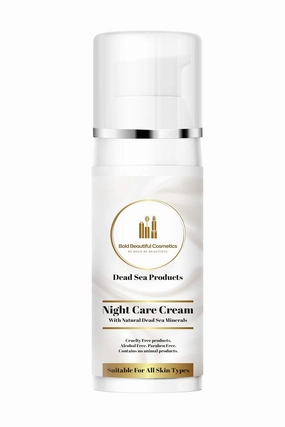 Dead Sea Minerals Night Face Moisturizer and Care Cream 1.69 oz