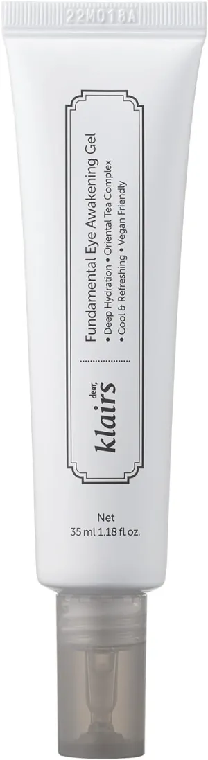 [DearKlairs] Fundamental Eye Awakening Gel 35ml | Vegan, Improves Dark Circles with de-Puffing and Anti-oxidizing for Bags, Puffy Under Eye Treatment for Women
