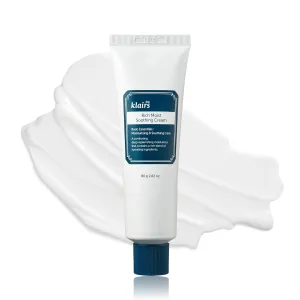 DearKlairs Rich Moist Soothing Cream 80ml, Repair Skin Barrier, Sensitive Skin, Hypoallergenic, Centella Asiatica, Ceremide, Moisturizer, Full Hydration, Non-sticky texture, Korean Moisturizer