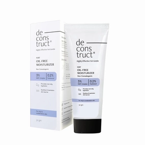 Deconstruct Oil-Free Moisturizer For Oily Skin | Lightweight Gel Moisturizer | For Oily to Combination Skin | 1.7 Fl oz (New Pack)