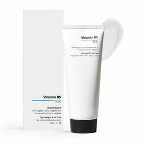 Dehydrated Skin & Damaged Barrier Repair Moisturizer with 10% Vitamin B5 | Oil-Free Hydration | Fast-Absorbing & Non-Sticky Winter Cream For Women & Men | Suitable for Oily, Acne-Prone Skin | 50 grams