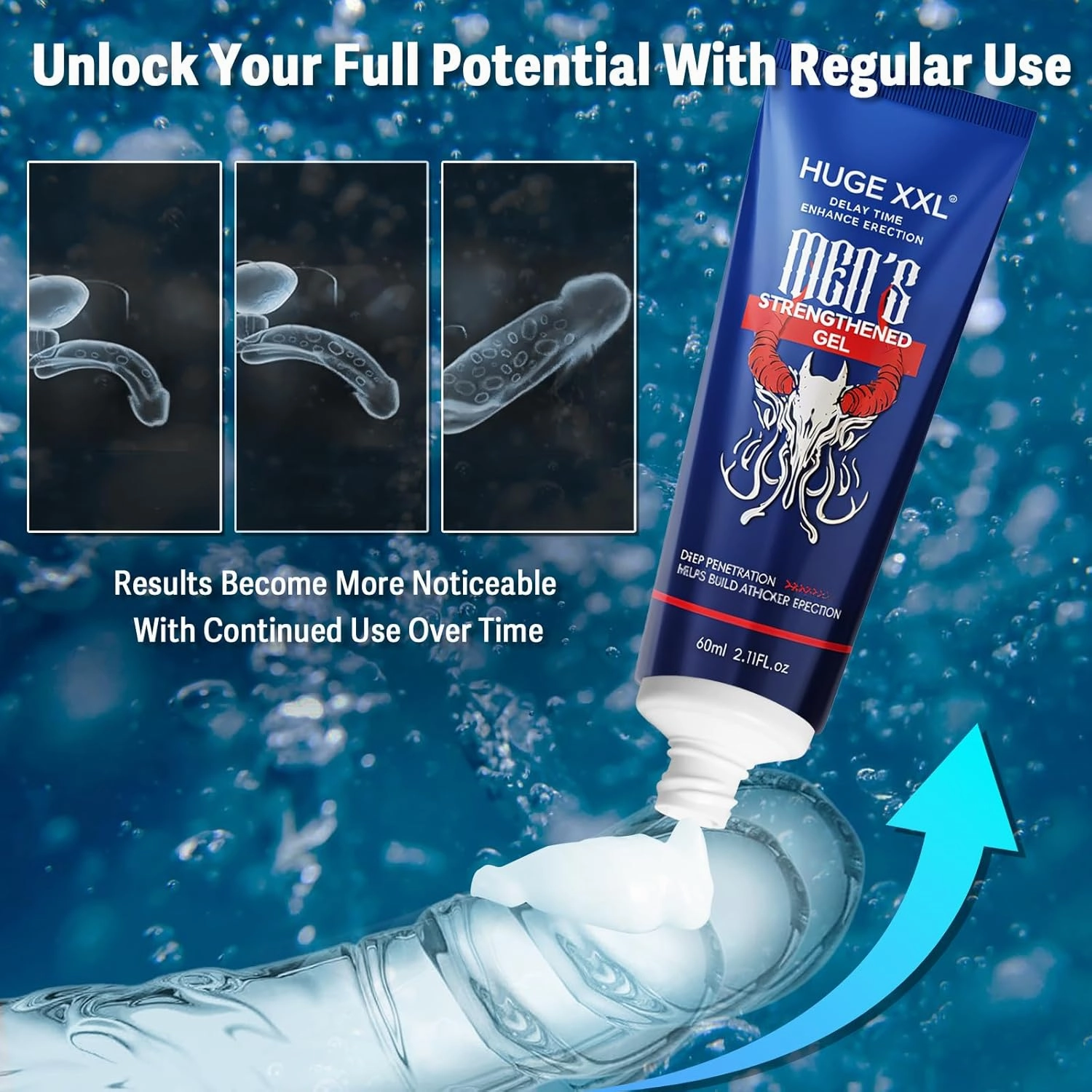 Delay Cream for Men，Men's Health Care Lotion Moisturizer for Increase Size, Thickness, Strength, and Performance to be Longer and Super Stronger