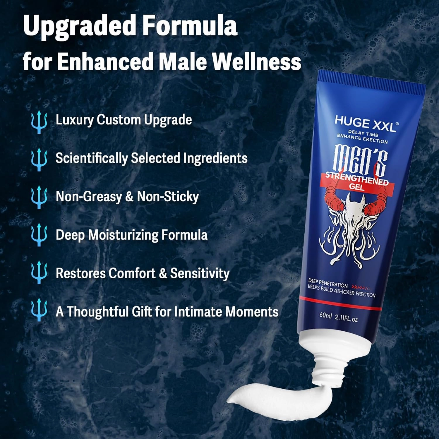 Delay Cream for Men，Men's Health Care Lotion Moisturizer for Increase Size, Thickness, Strength, and Performance to be Longer and Super Stronger