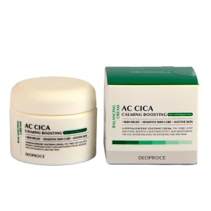 Deoproce AC Cica Calming Boosting Balancing Cream 50 g, Korean Skincare, Moisturizing, Skin Soothing, Centella Asiatica Extract, Panthenol