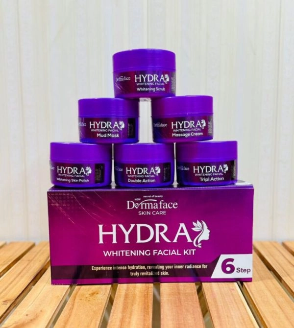 Derma Face Hydra Whitening Facial Kit 6