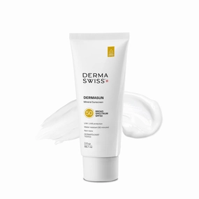 Derma Swiss, Dermasun, SPF 50, Sun Protector, Sunscreen, UVA, UVB Protection, Water Resistant (80 Minutes), Dermatologist Tested, Non-Nano, Mineral Emulsion, 3FL OZ