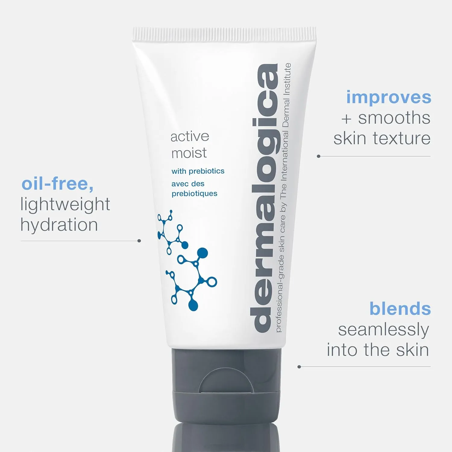 Dermalogica Active Moist Face Moisturizer, Oil-Free Lightweight Daily Hydrating Lotion, Helps Improve Skin Texture and Combat Surface Dehydration for Women and Men