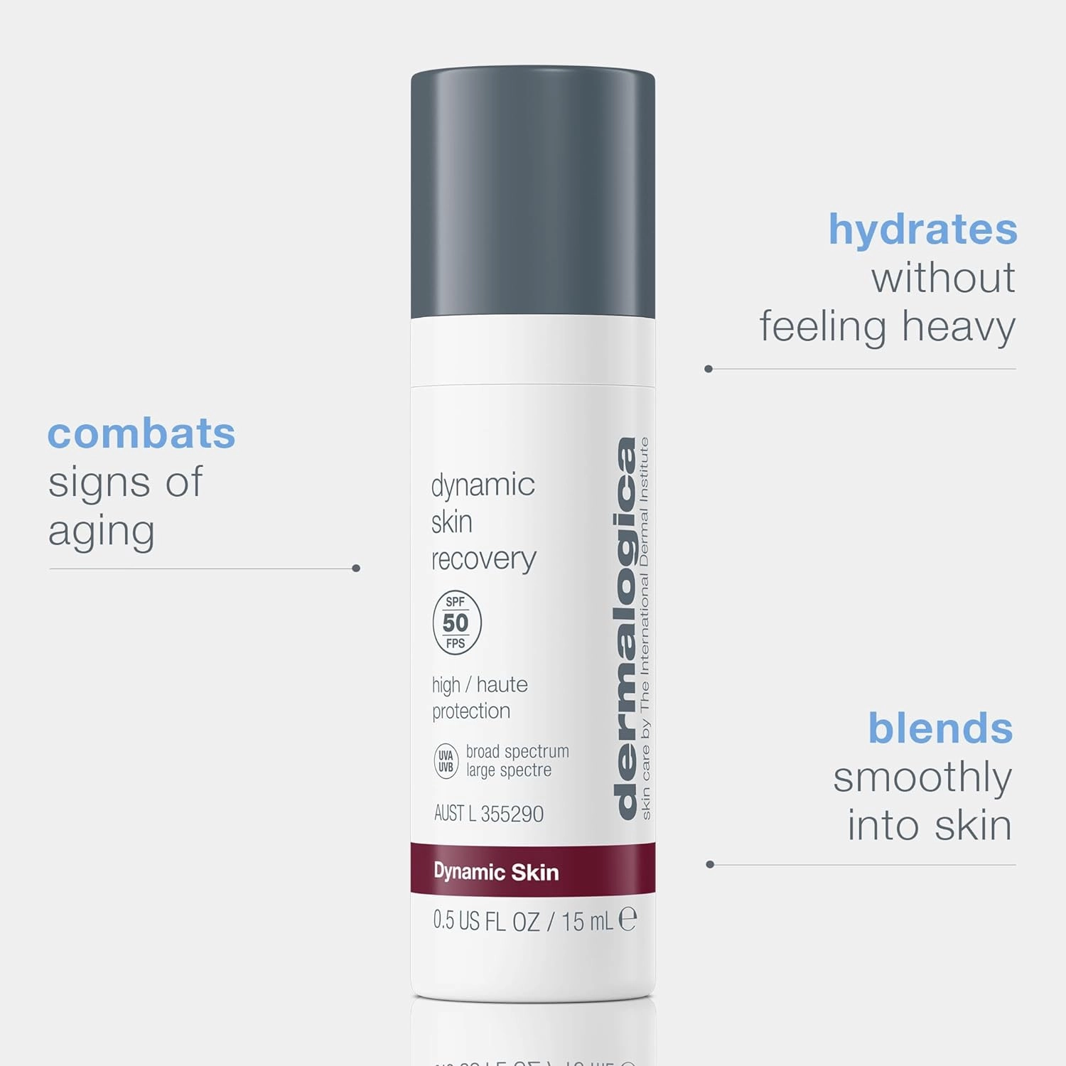 Dermalogica Dynamic Skin Recovery SPF50, Anti-Aging Face Sunscreen Moisturizer, Medium-Weight Non-Greasy Broad Spectrum
