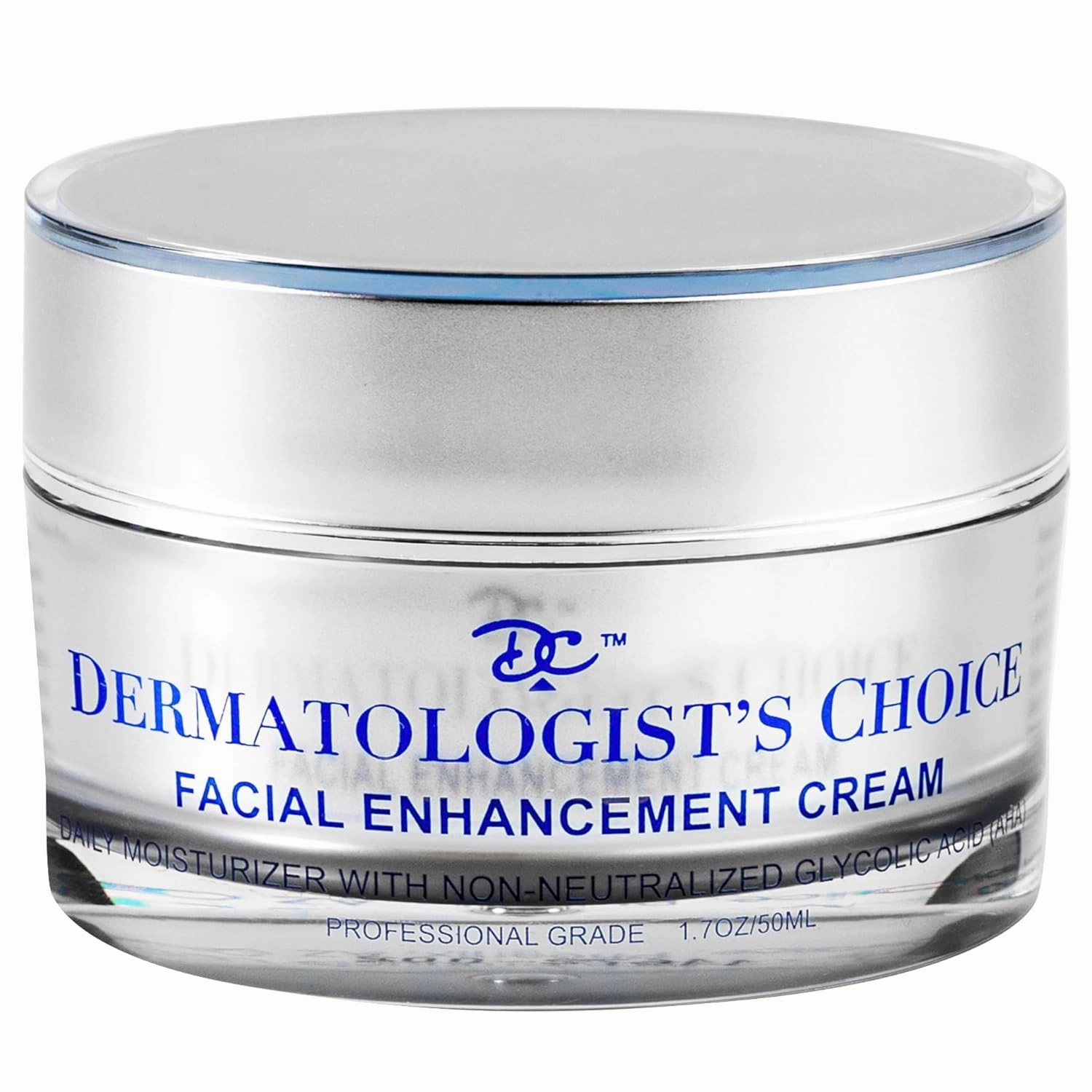 Dermatologist's Choice Daily Anti-Aging Facial Enhancement Cream With Non-Neutralized Glycolic Acid. Vitamin C, and Superoxide Dismutase